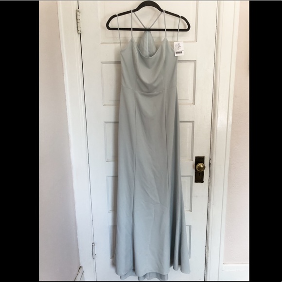 Amsale Taryn Gown in Vintage Ice - Picture 6 of 11